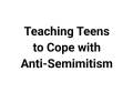 Teaching Teens