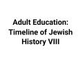 Adult Education - Jewish History